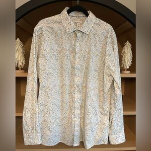 Bar III Men's Multicolor Floral Button-Down Shirt Size XL